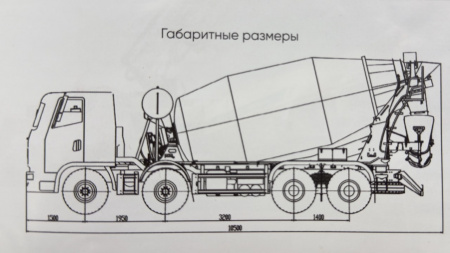 Автобетоносмеситель XGA3310D5WEX